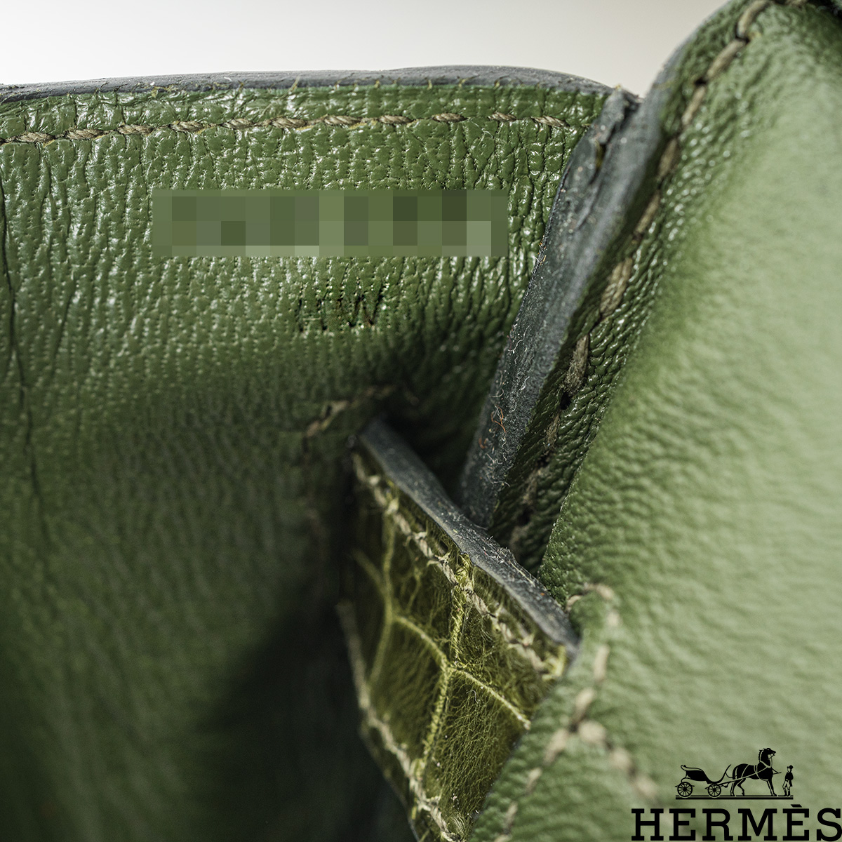 Perfect Hermes HERMES Birkin 30cm Niloticus 6I Vert Florentin Full handmade  GHW - lushenticbags